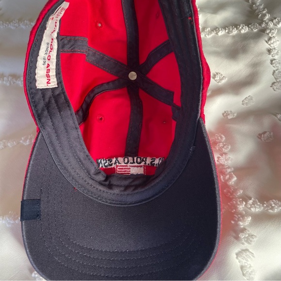 U.S. Polo Assn. Adult Red Baseball Cap - Picture 6 of 8